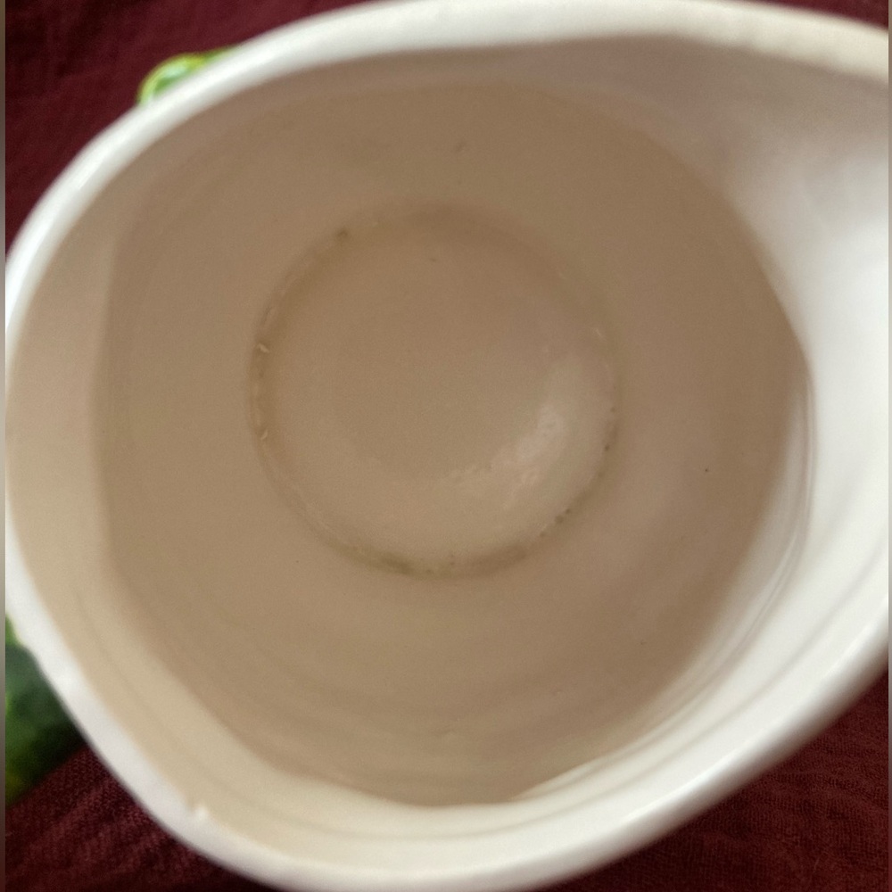 Vintage Lefton Japan Rustic Daisy Ceramic Creamer Pitcher Pot! - Picture 8 of 15